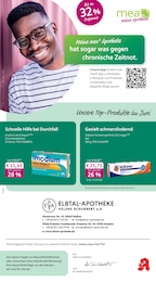 mea - meine apotheke Prospekt für Meißen mit 4 Seiten mea - meine apotheke Prospekt für Meißen: "Unsere Juni-Angebote", 4 Seiten, 01.06.2026 - 30.06.2026