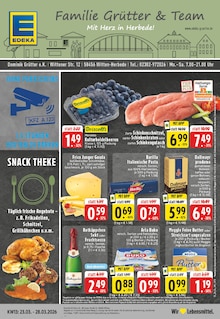 Aktueller EDEKA Prospekt "Aktuelle Angebote" für Sprockhövel Aktueller EDEKA Prospekt für Sprockhövel mit Seiten