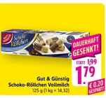 Schoko-Röllchen Vollmilch im Angebot bei EDEKA in Darmstadt Schoko-Röllchen Vollmilch Angebote von Gut & Günstig bei EDEKA Darmstadt für 1,79 €