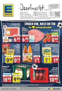 Bier im EDEKA Prospekt "Aktuelle Angebote" mit 24 Seiten (Menden (Sauerland))