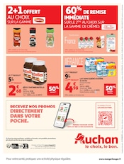 Promos Nutella dans le catalogue "FÊTONS PÂQUES" de Auchan Hypermarché Nutella en promo dans le catalogue Auchan Hypermarché à la page 66