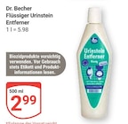 GLOBUS Roggentin - Flüssiger Urinstein Entferner Angebot im Prospekt Flüssiger Urinstein Entferner bei GLOBUS im Roggentin Prospekt für 2,99 €