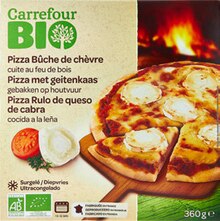 Pizza bûche de chèvre surgelée - Carrefour à Nice Pizza bûche de chèvre surgelée en promo chez Carrefour Nice à 4,18 €