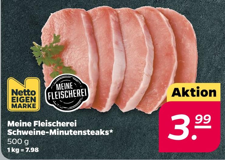 Schweine-Minutensteaks