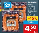 Mettenden Angebote bei Netto Marken-Discount Dinslaken für 4,50 €