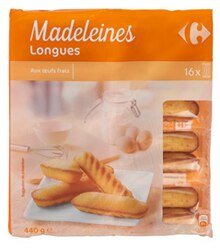 Carrefour Montigny-le-Bretonneux - Madeleines longues Promo Madeleines longues dans le catalogue Carrefour "Maintenant et moins cher !" à Montigny-le-Bretonneux