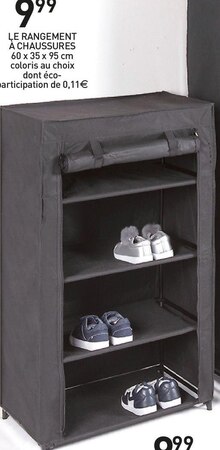 Stokomani Noyelles-Godault - Le rangement à chaussures Promo Le rangement à chaussures dans le catalogue Stokomani "Stokomani, des marques, des prix !" à Noyelles-Godault