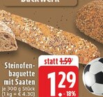 E center Hemer - Steinofen-baguette Angebot im Prospekt Steinofen-baguette bei E center im Hemer Prospekt für 1,29 €