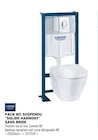 Pack WC suspendu Solido Harmony sans bride - Grohe - Brico Cash à Thionville Pack WC suspendu Solido Harmony sans bride - Grohe en promo chez Brico Cash Thionville