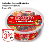 Fruchtgummi Party-Box im Angebot bei GLOBUS in Neubrandenburg Fruchtgummi Party-Box Angebote von Haribo bei GLOBUS Neubrandenburg für 3,69 €