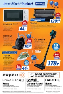 Staubsauger im aktuellen expert Prospekt (Herne) Staubsauger im expert Prospekt "Top Angebote" mit 8 Seiten (Herne)