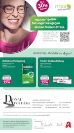 Aktueller mea - meine apotheke Apotheken Prospekt in Rottenacker und Umgebung, "Unsere August-Angebote" mit 4 Seiten, 01.08.2025 - 31.08.2025