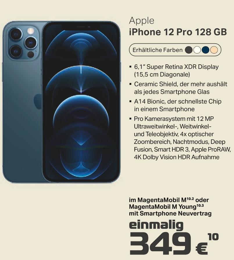 TMC Sauerland GmbH Arnsberg - iPhone 12 Pro 128 GB iPhone 12 Pro 128 GB Angebot bei TMC Sauerland GmbH Arnsberg im Prospekt ENTFALTE DEINE WELT