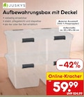 Aufbewahrungsbox mit Deckel im Angebot bei Netto Marken-Discount in Hannover Aufbewahrungsbox mit Deckel Angebote von Juskys bei Netto Marken-Discount Hannover für 59,99 €