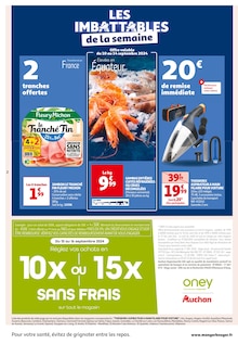 Prospectus Auchan Hypermarché de la semaine "SEPTEMBRE AU TOP" avec 2 pages, valide du 10/09/2024 au 16/09/2024 pour Aix-en-Provence et alentours