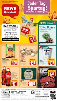 REWE Prospekt Dein Markt mit 32 Seiten