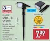 Solar-LED-Strahler von CASALUX für 7,99 € bei ALDI Nord im Angebot Solar-LED-Strahler von CASALUX im aktuellen ALDI Nord Prospekt