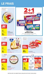 Prix et réduction Babybel dans le prospectus Carrefour en cours Offre Babybel dans le catalogue Carrefour du moment à la page 36