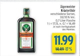 Kräuterlikör im diska Prospekt Kräuterlikör von Jägermeister im aktuellen diska Prospekt für 11,99 €