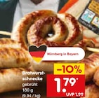 Aktuelle Bratwurst Angebote bei Netto Marken-Discount in Nürnberg Aktuelles Bratwurst-schnecke Angebot bei Netto Marken-Discount in Nürnberg ab 1,79 €