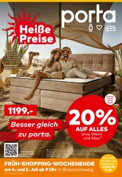 Schlafzimmer im porta Möbel Prospekt in Gifhorn Aktueller porta Möbel Prospekt mit Schlafzimmer, "Besser gleich zu porta.", Seite 1