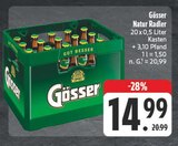 Natur Radler im Angebot bei E center in Schweinfurt Natur Radler Angebote von Gösser bei E center Schweinfurt für 14,99 €