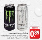 Aktuelles Monster Energy Drink Angebot bei Trinkgut in Pforzheim ab 0,89 €