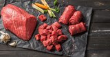 Irische Rinder-Rouladen, -Braten oder -Gulasch Angebote von BLACK PREMIUM bei REWE Weimar für 1,22 €