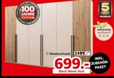 Aktuelles Kleiderschrank „Juveo” Angebot bei Segmüller in Heidelberg ab 699,00 €
