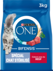 CROQUETTES AU BOEUF POUR CHAT STÉRILISÉ PURINA ONE - PURINA en promo chez Auchan Hypermarché Boulogne-Billancourt à 12,99 €