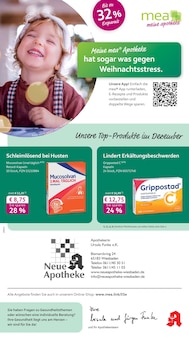 mea - meine apotheke Prospekt der KW 50 "Unsere Dezember-Angebote" Aktueller mea - meine apotheke Prospekt "Unsere Dezember-Angebote" Seite 1 von 4 Seiten