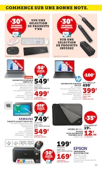 Promo Enceintes Son dans le catalogue Hyper U du moment à la page 33