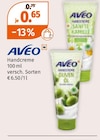 Handcreme von AVEO im aktuellen Müller Prospekt für 0,65 €