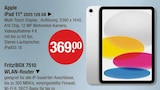 iPad 11" 2025 128 GB von Apple im aktuellen V-Markt Prospekt für 369,00 €