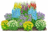 Bio Stauden-Set Bunter Landhausgarten Angebote bei Dehner Garten-Center Mettmann für 54,99 €