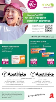 mea - meine apotheke Prospekt der KW 27 "Unsere Juli-Angebote" Aktueller mea - meine apotheke Prospekt "Unsere Juli-Angebote" Seite 1 von 4 Seiten