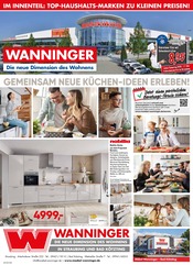 Küchenmöbel im Möbel Wanninger Prospekt in Straubing Aktueller Möbel Wanninger Prospekt mit Küchenmöbel, "Die neue Dimension des Wohnens", Seite 1