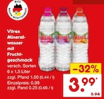 Aktuelles Mineralwasser mit Fruchtgeschmack Angebot bei Netto Marken-Discount in Duisburg ab 3,99 €