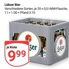 Lübzer im Angebot bei GLOBUS in Ribnitz-Damgarten Lübzer Angebote bei GLOBUS Ribnitz-Damgarten für 9,99 €