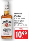 Whiskey Angebote von Jim Beam bei EDEKA Pirmasens für 10,99 €