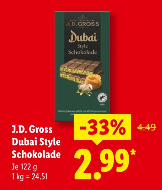 Dubai Style Schokolade