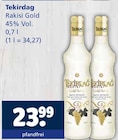 Rakisi Gold Angebote von Tekirdag bei Getränkewelt Dortmund für 23,99 €