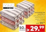 Wohndecke im Angebot bei porta Möbel in Hofheim Wohndecke Angebote von DÖNE bei porta Möbel Hofheim für 29,99 €