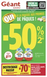 Catalogue Géant Casino "OUI À LA CHASSE AUX PROMOS DE PÂQUES !" à Ajaccio et alentours, 48 pages, 26/03/2024 - 07/04/2024