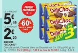 Biscuits - DÉLICHOC en promo chez E.Leclerc Biscuits - DÉLICHOC dans le catalogue E.Leclerc