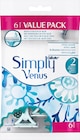 Simply Venus Einwegrasierer Value Pack Angebote von Gillette bei Rossmann Heidenheim für 1,79 €