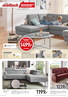 Sofa im Möbel Wallach Prospekt "Wir feiern 60 Jahre!" mit 18 Seiten (Hannover)