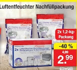 Aktuelle Luftentfeuchter Angebote bei Zimmermann in Bremen Aktuelles Luftentfeuchter Nachfüllpackung Angebot bei Zimmermann in Bremen ab 2,99 €