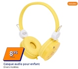 Casque audio pour enfant en promo chez Action Poitiers à 8,95 €