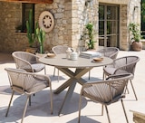 Table fixe ronde 6 places ORYON dans le catalogue Maxi Bazar